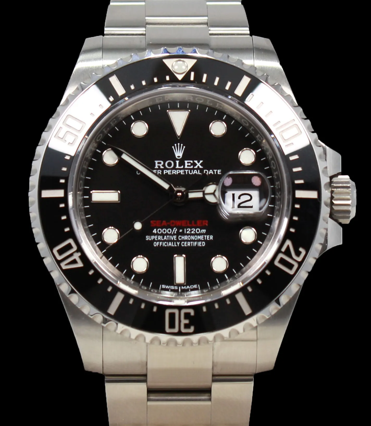 Rolex Sea-Dweller Red 43mm 126600 Oyster Perpetual Watch Box/Papers MINT