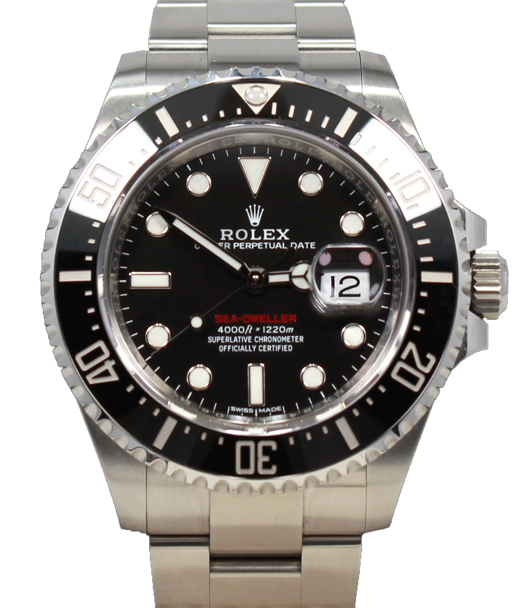 Rolex Sea-Dweller Red 43mm 126600 Oyster Perpetual Watch Box/Papers MINT