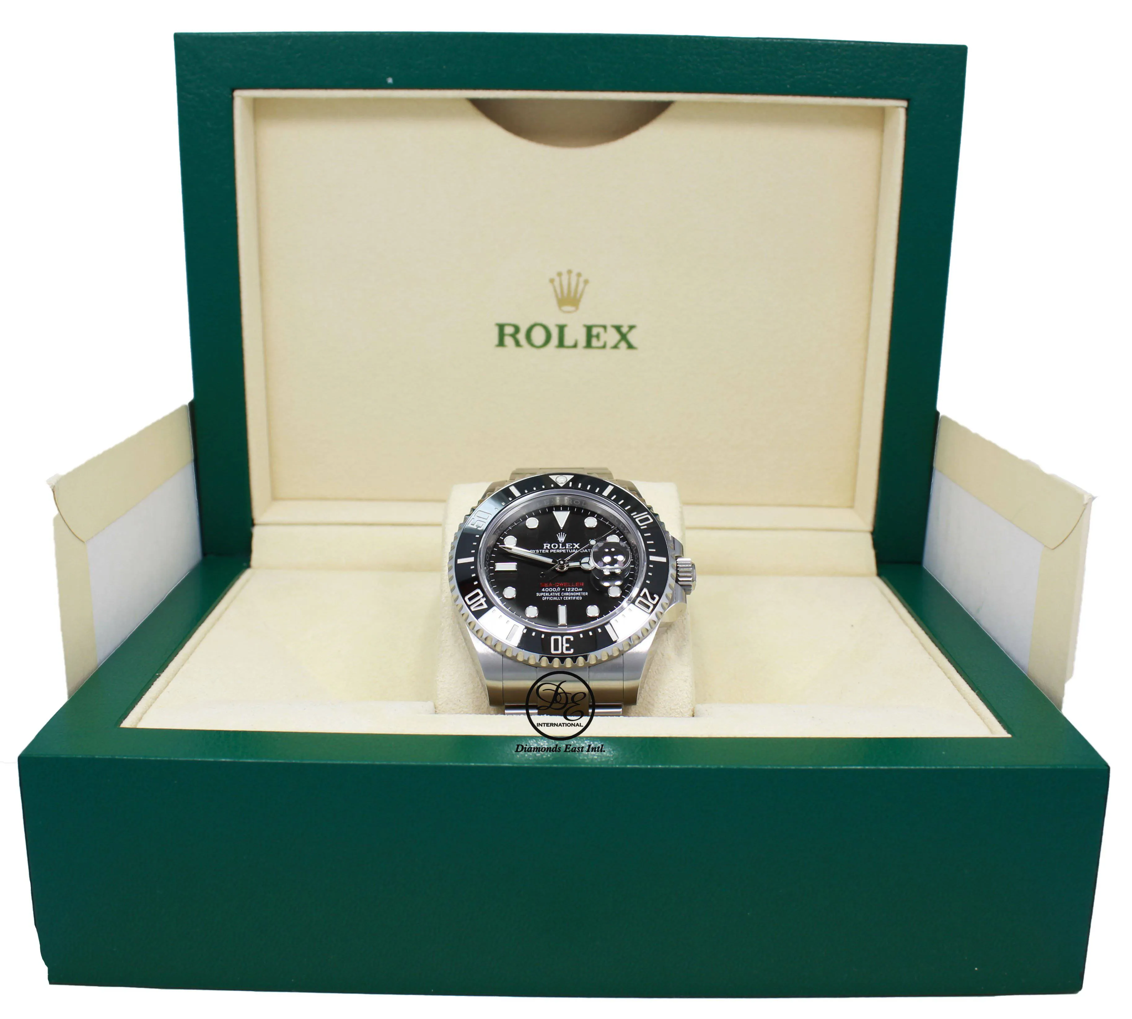 Rolex Sea-Dweller Red 43mm 126600 Oyster Perpetual Watch Box/Papers MINT