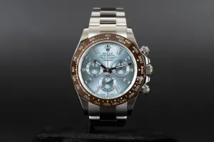 Rolex<br>116506 Daytona Platinum Ceramic Baguette Diamond Dial