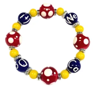 Rosie the Riveter Multi-Color Beaded Bracelet