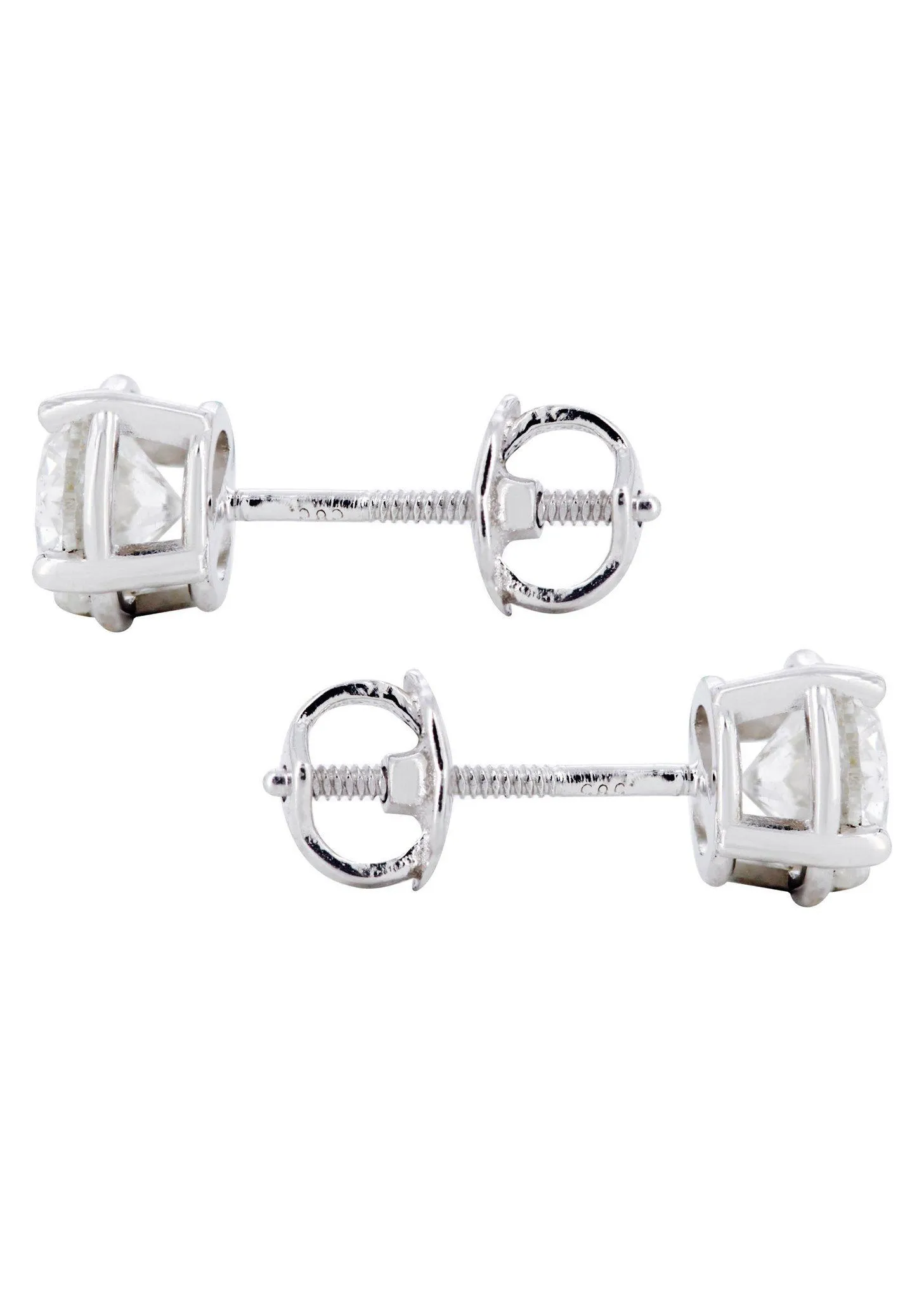 Round Diamond Stud Earrings | 1 Carat