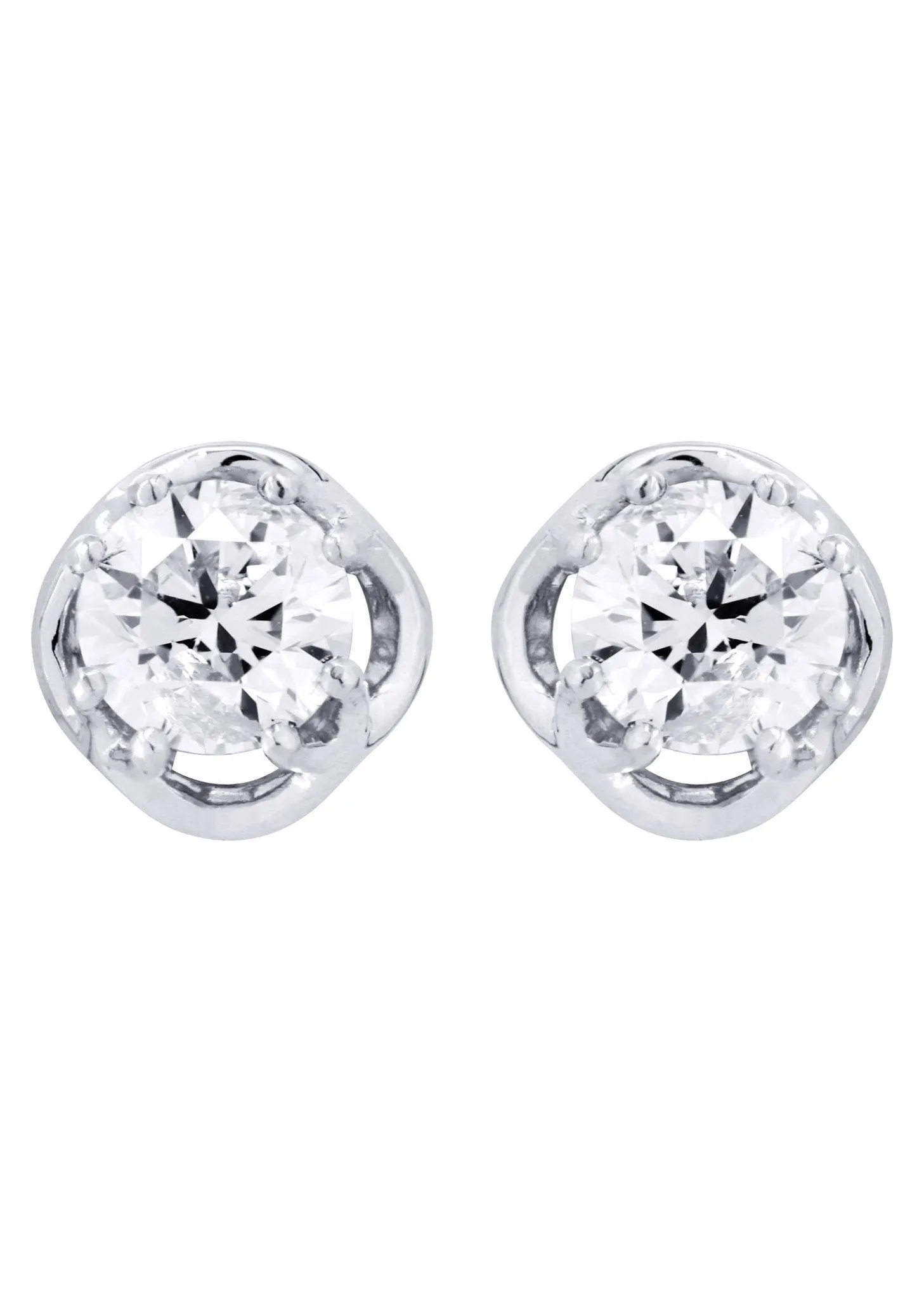 Round Diamond Stud Earrings | 1.35 Carats