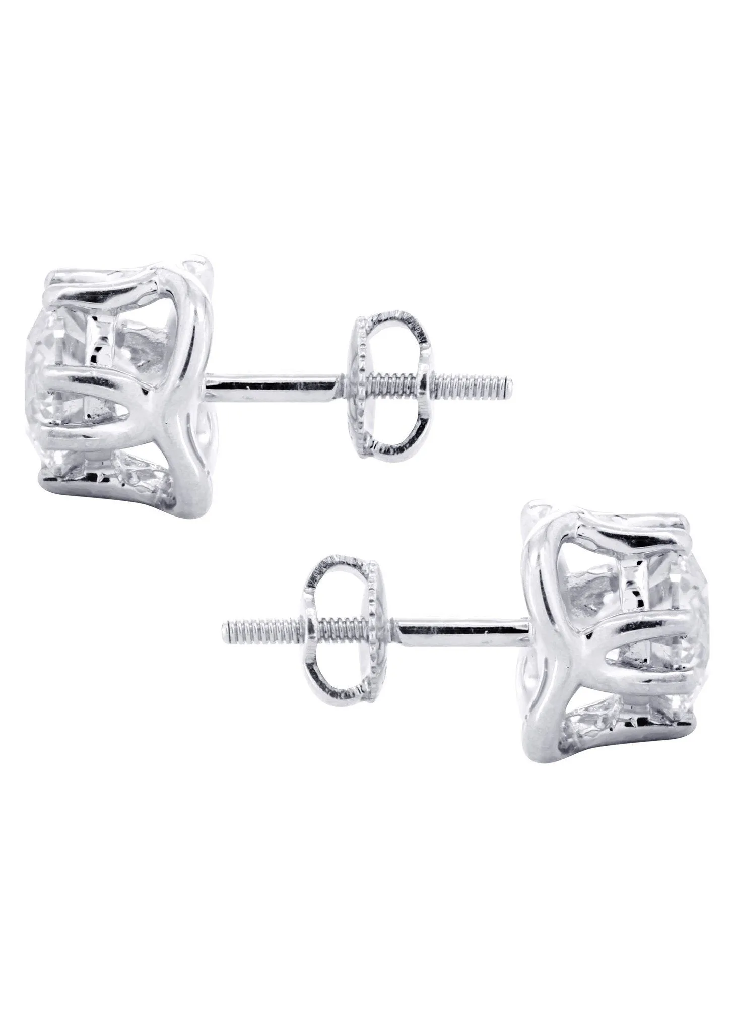 Round Diamond Stud Earrings | 1.35 Carats