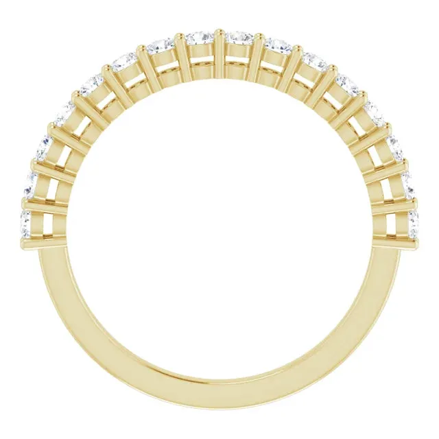 Round Prong Anniversary Band