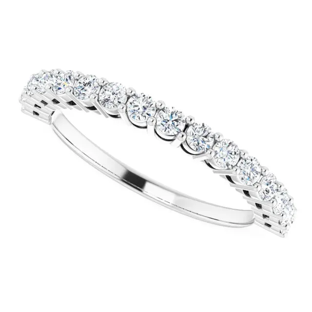 Round Prong Anniversary Band
