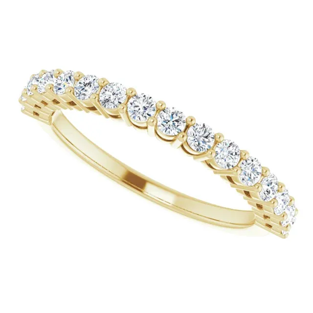 Round Prong Anniversary Band