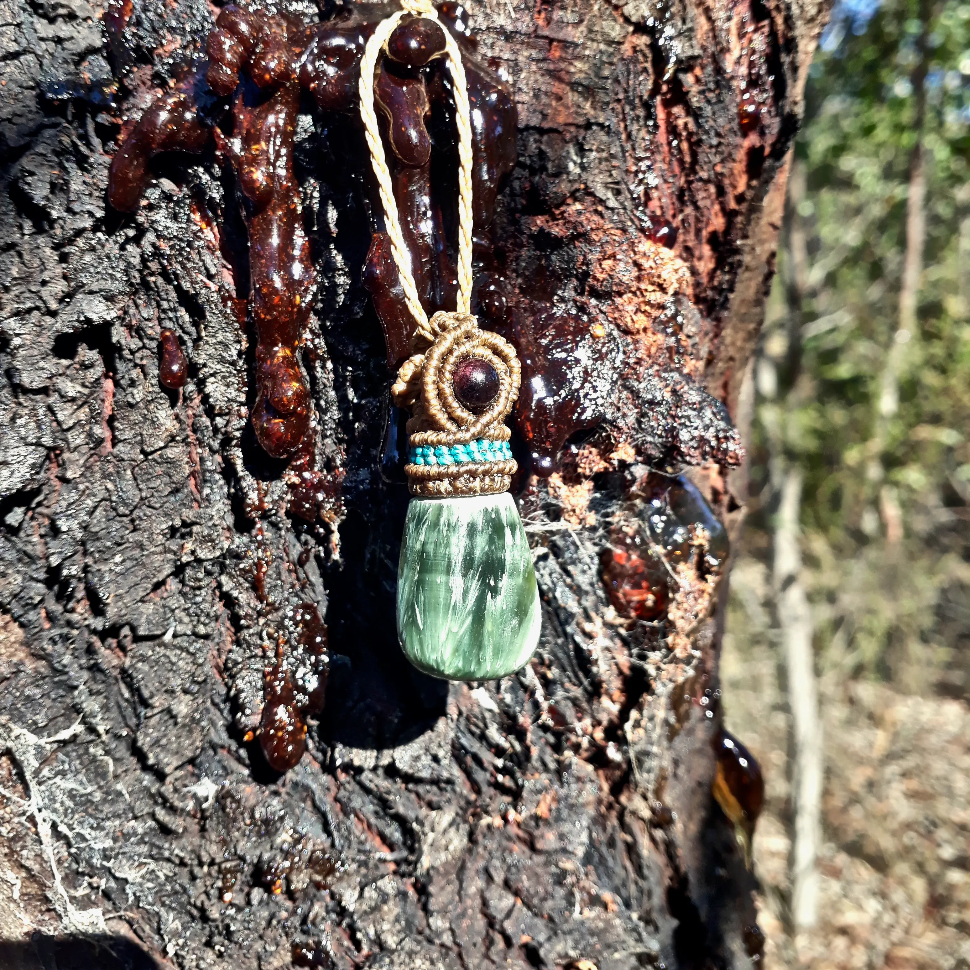 Seraphinite necklace