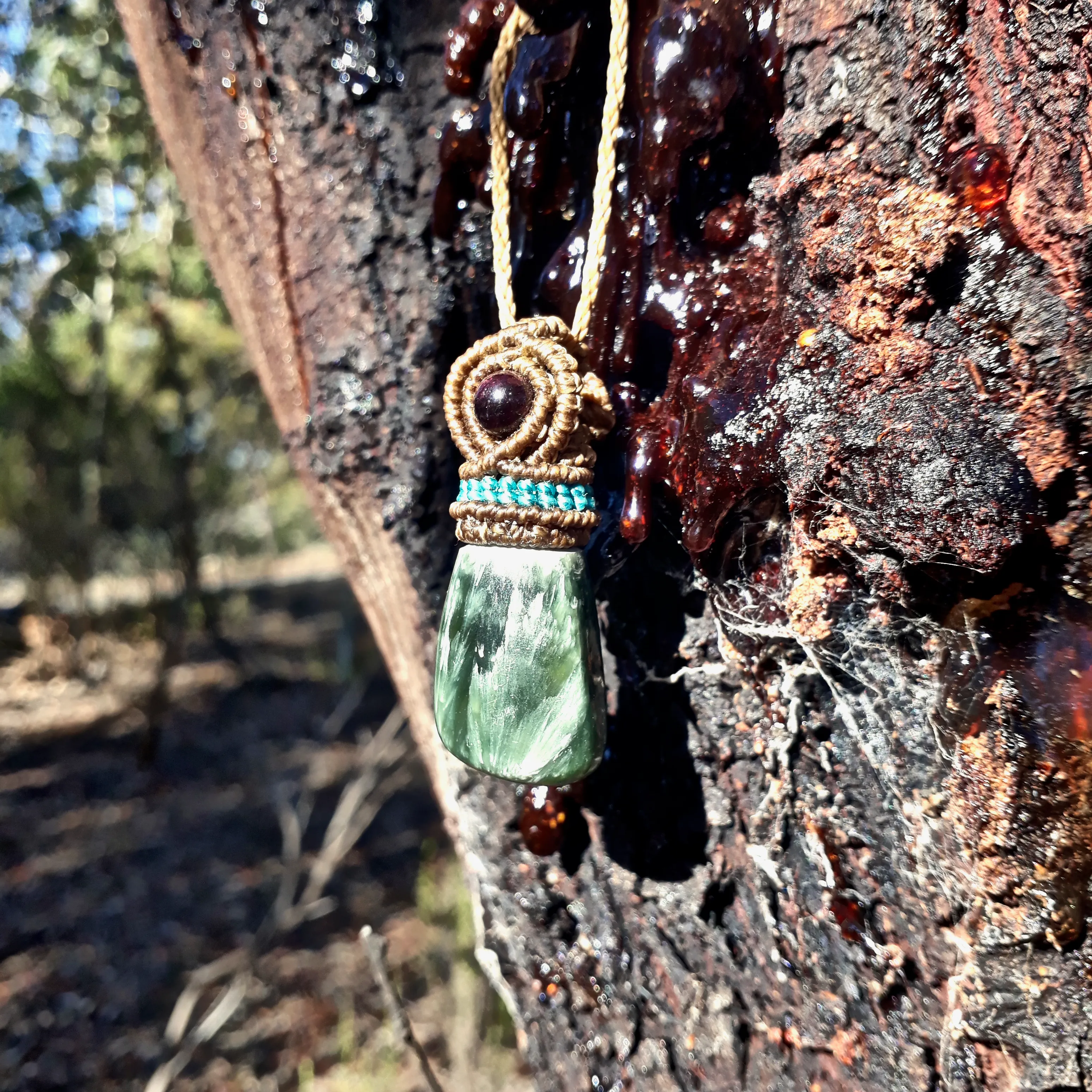 Seraphinite necklace