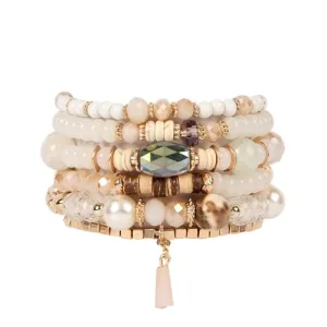 Simple Elegance Multi-Stone Beads Bracelet