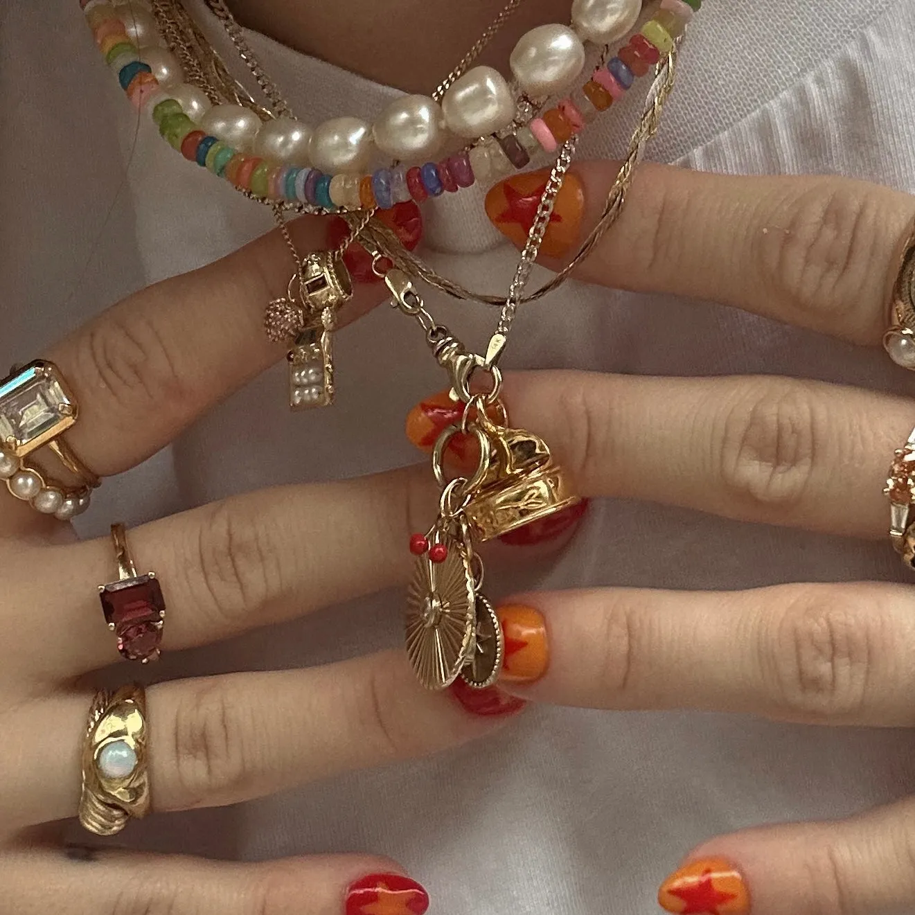 Solid Gold Foodie Charm