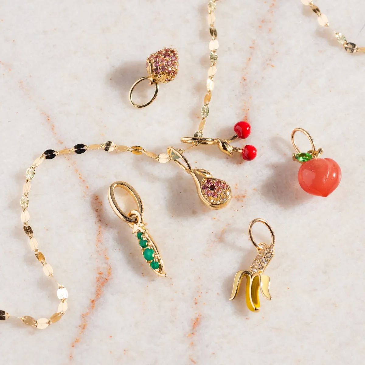 Solid Gold Foodie Charm