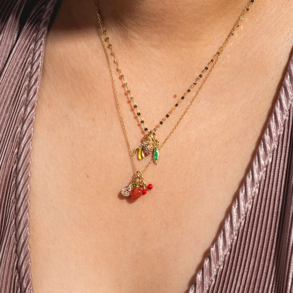 Solid Gold Foodie Charm