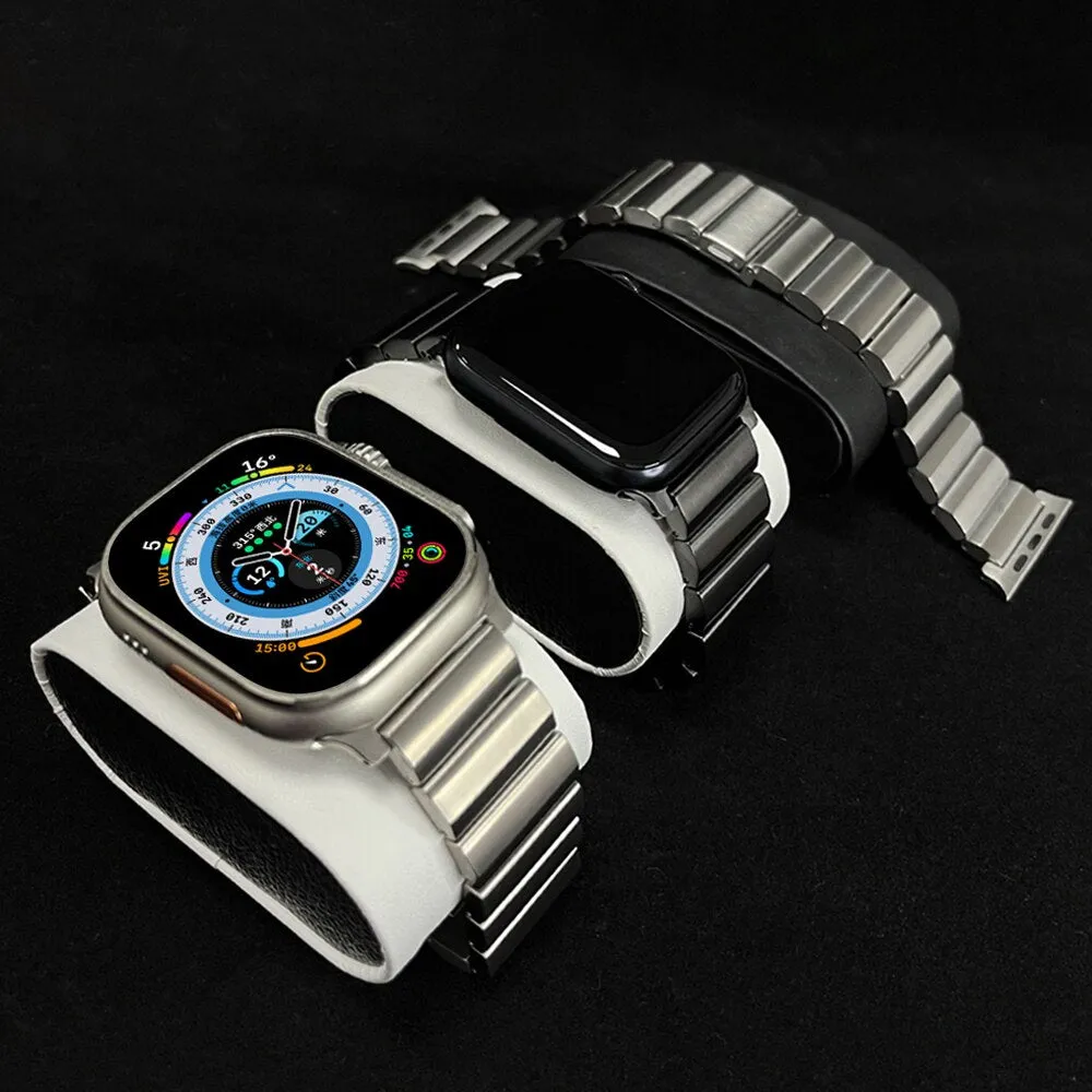 Solid Titanium Strap For Apple Watch Ultra Band Luxury Bracelet For iWatch Series
