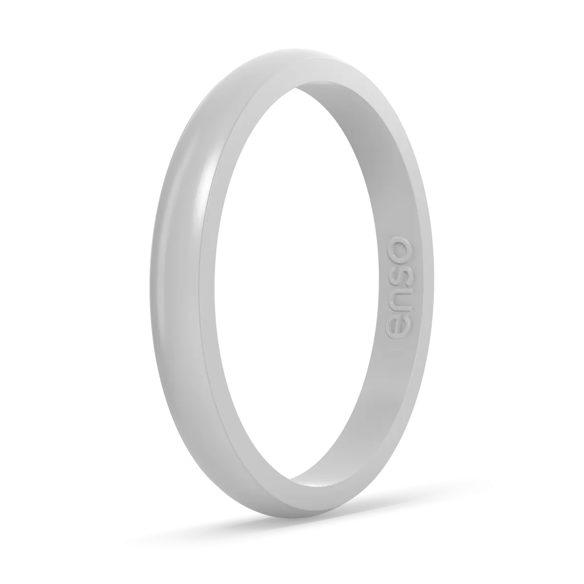 Stackable Silicone Ring - Misty Grey