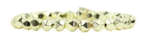 Stacker Stretch Bracelet - Gold Star Cut