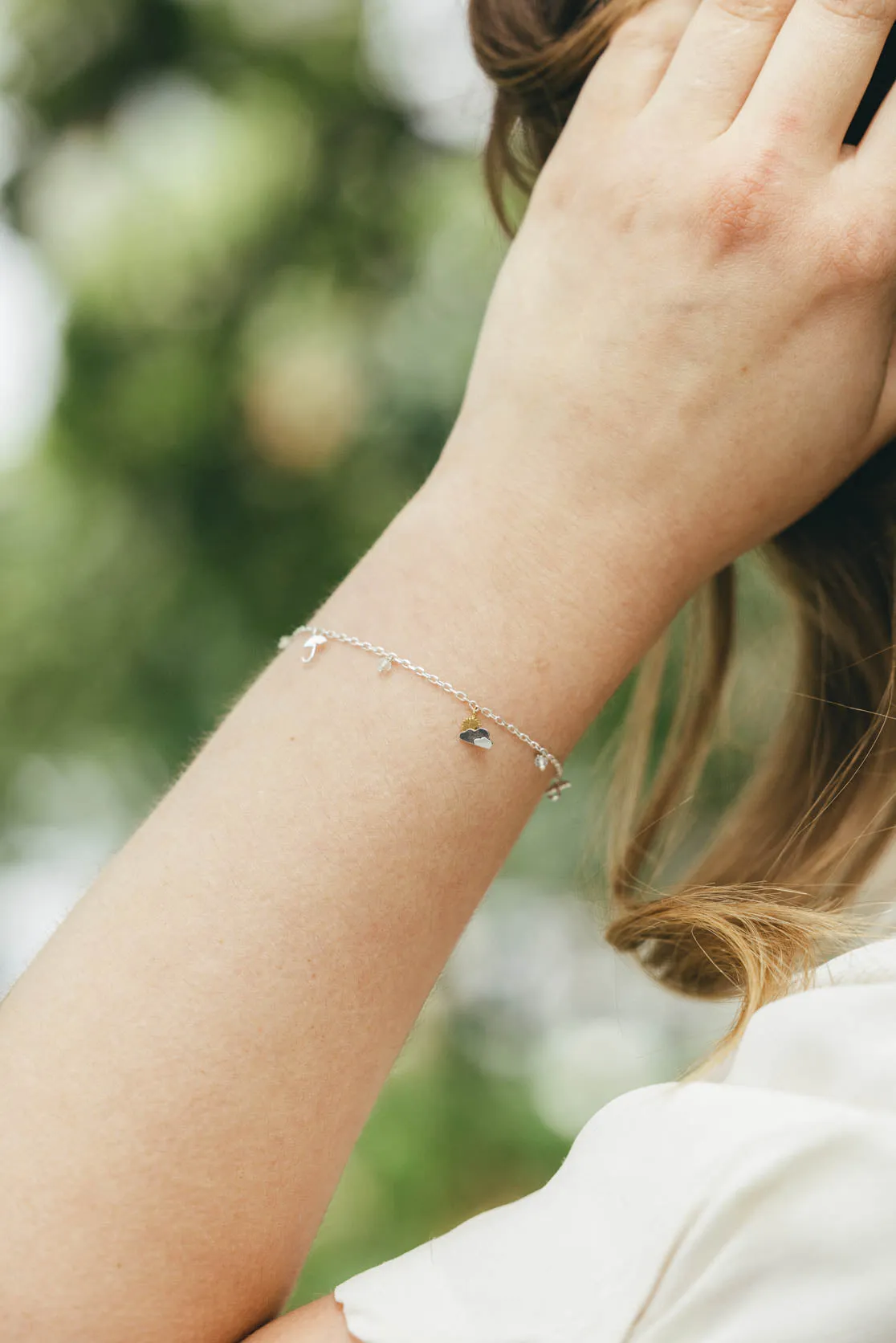 Sunshine And Showers Charm Bracelet