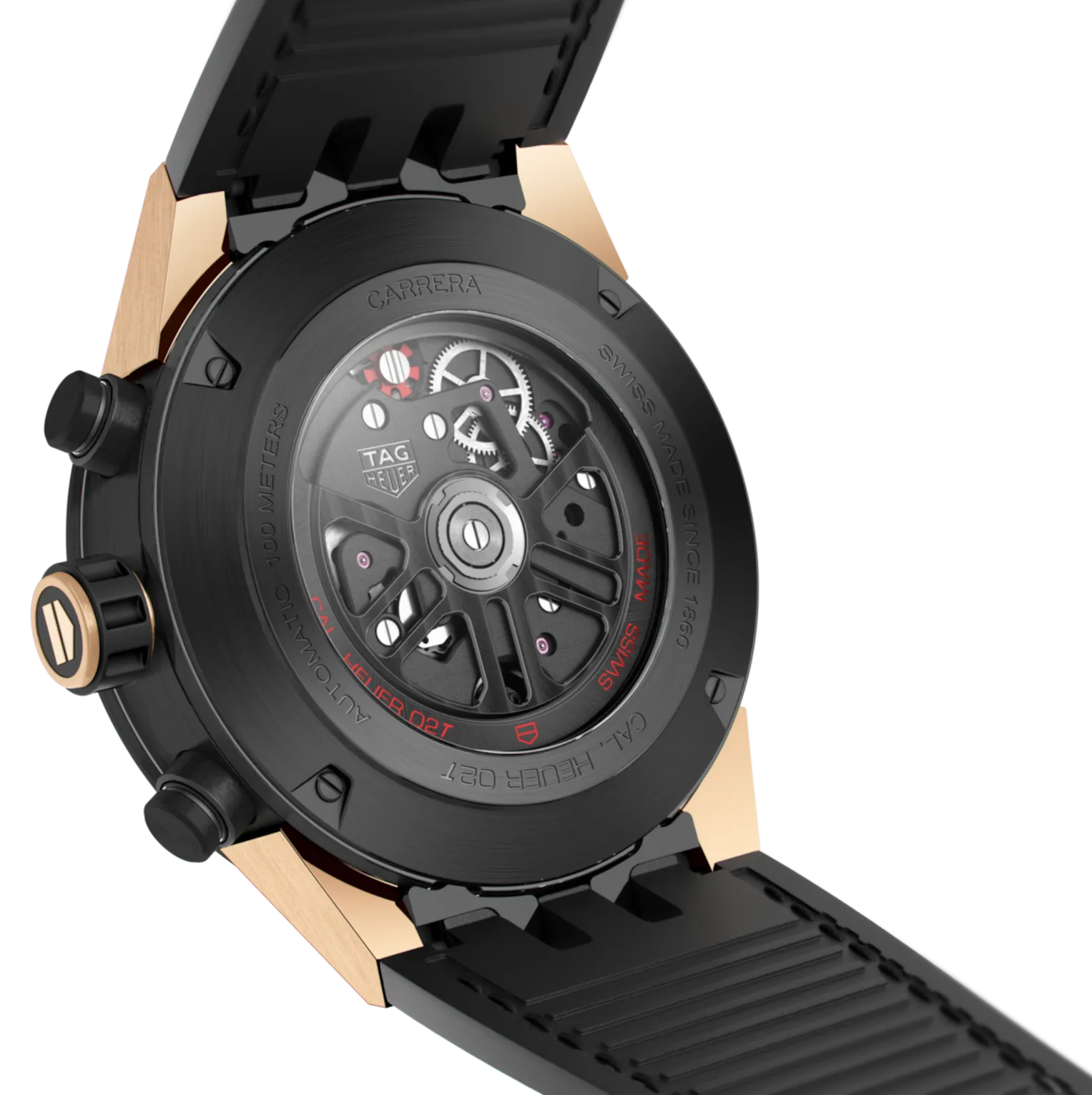 TH Watch Carrera Tourbillon Chronograph Rose Gold