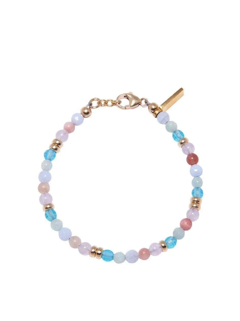 The Capri Collection - Amethyst Lavender, Blue Lace Agate, Cherry Quartz and Aquamarine