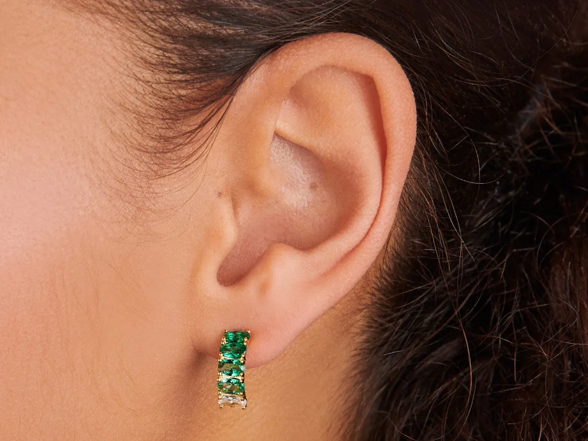 Thea Emerald Earrings