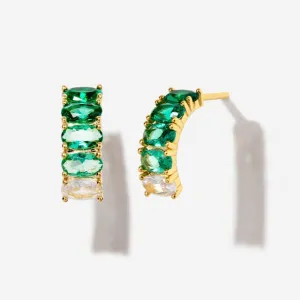 Thea Emerald Earrings