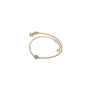 【TO ME, FROM ME.】Aquamarine Bracelet 18K Gold March Birthstone
