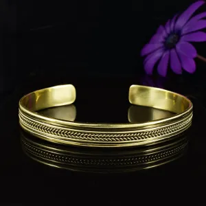 Tribal Brass Bangle