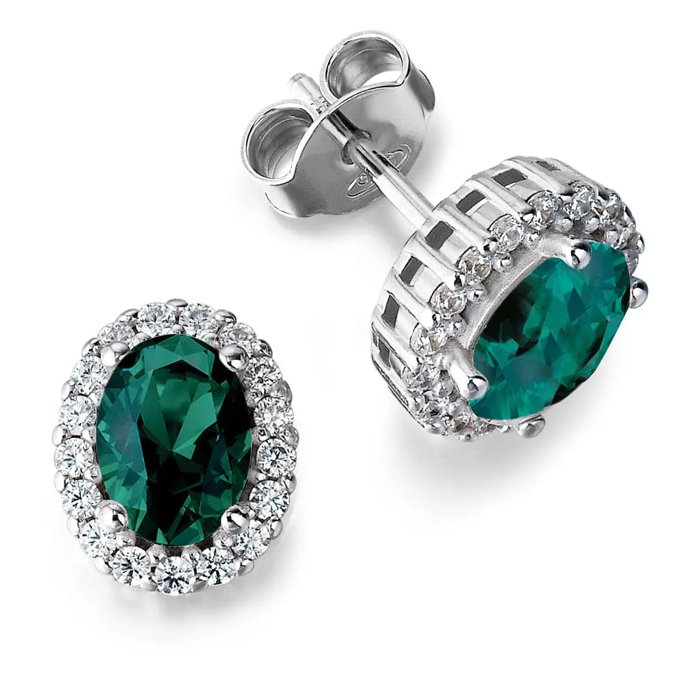 Tru-Emerald Cincature Earrings