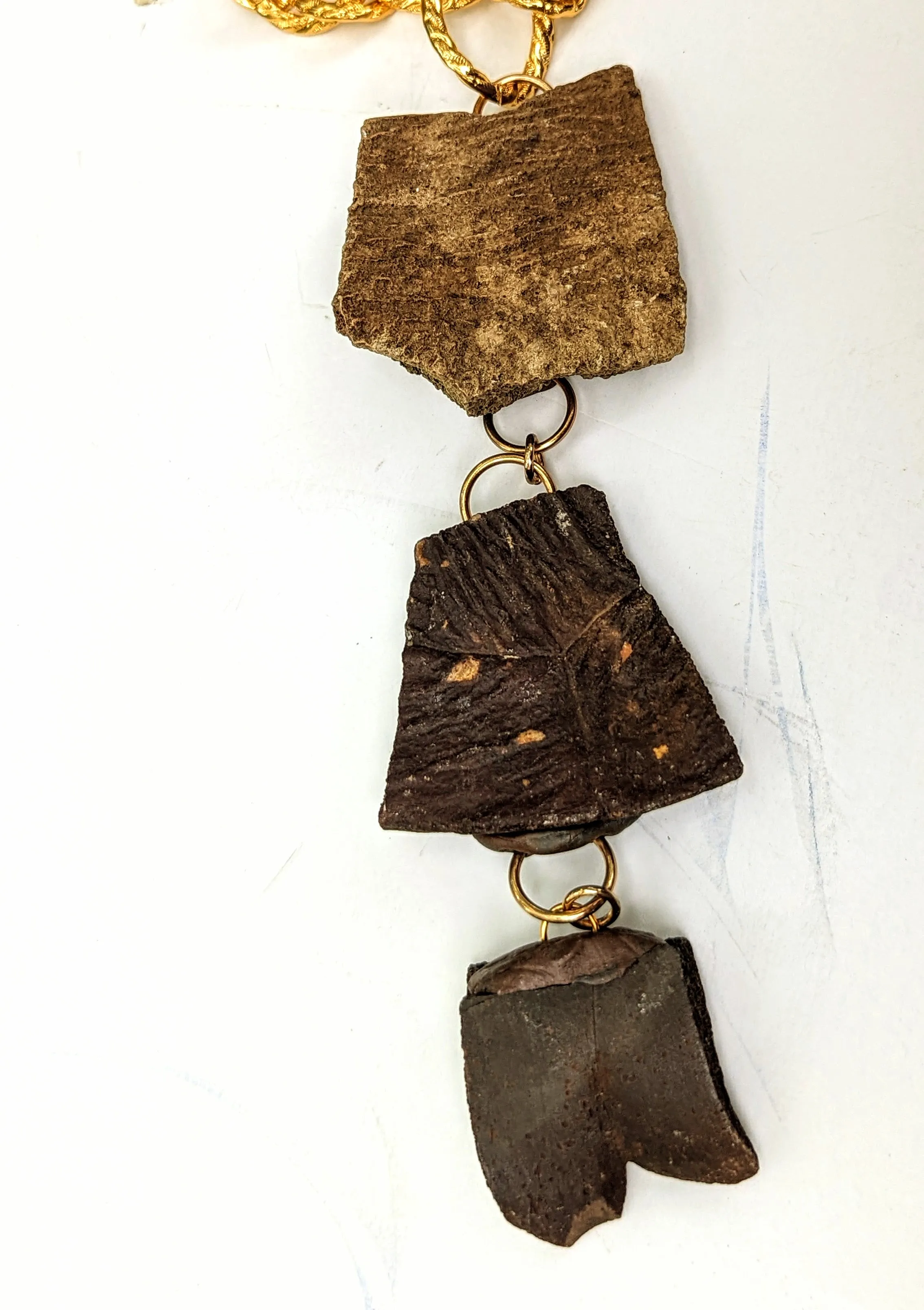 Turtle Fossil from Ice Age   Necklace Gay Isber Unisex Gift Box