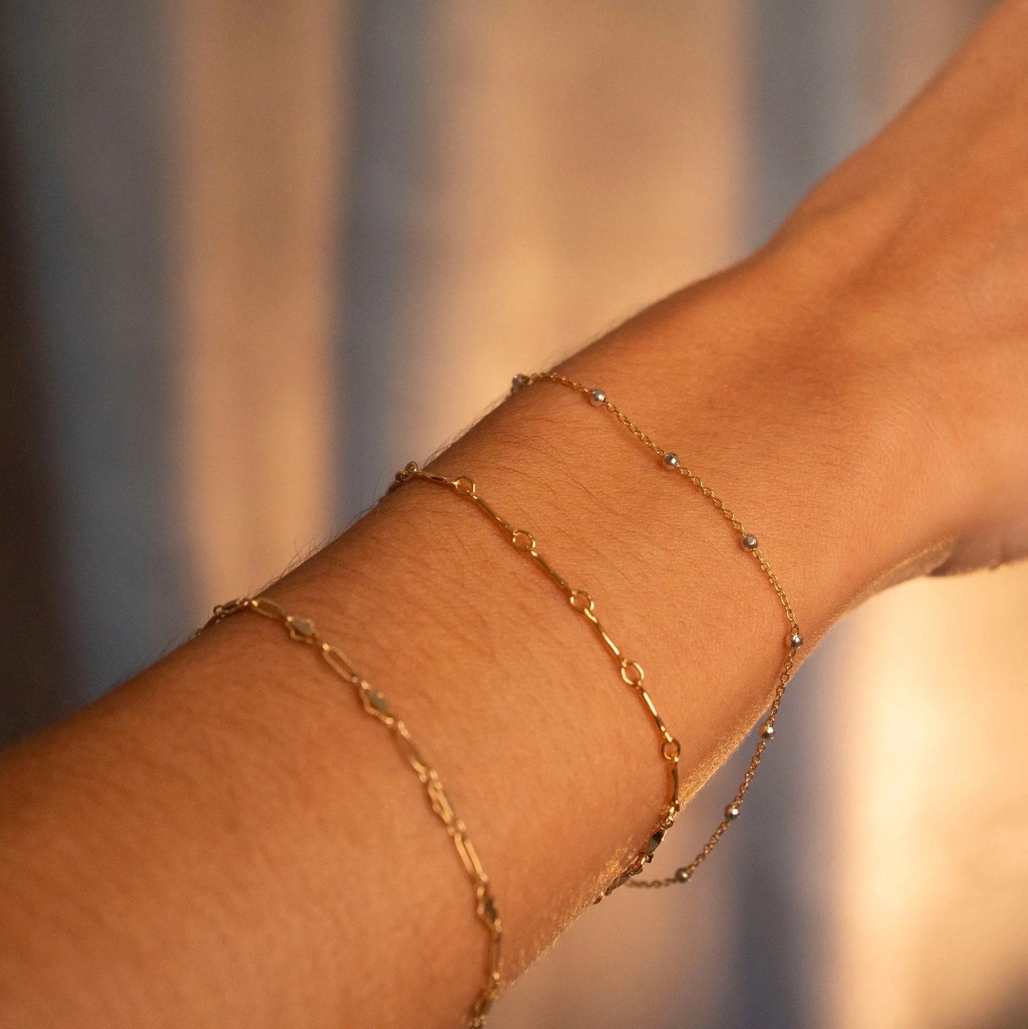 Two-Tone Satellite Bracelet
