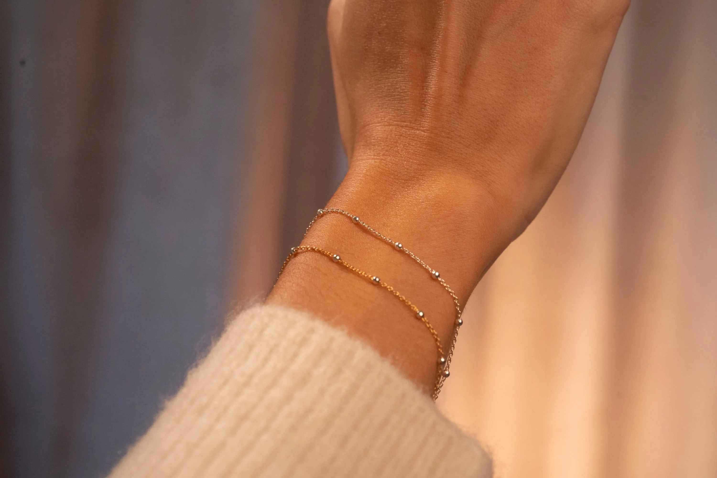 Two-Tone Satellite Bracelet